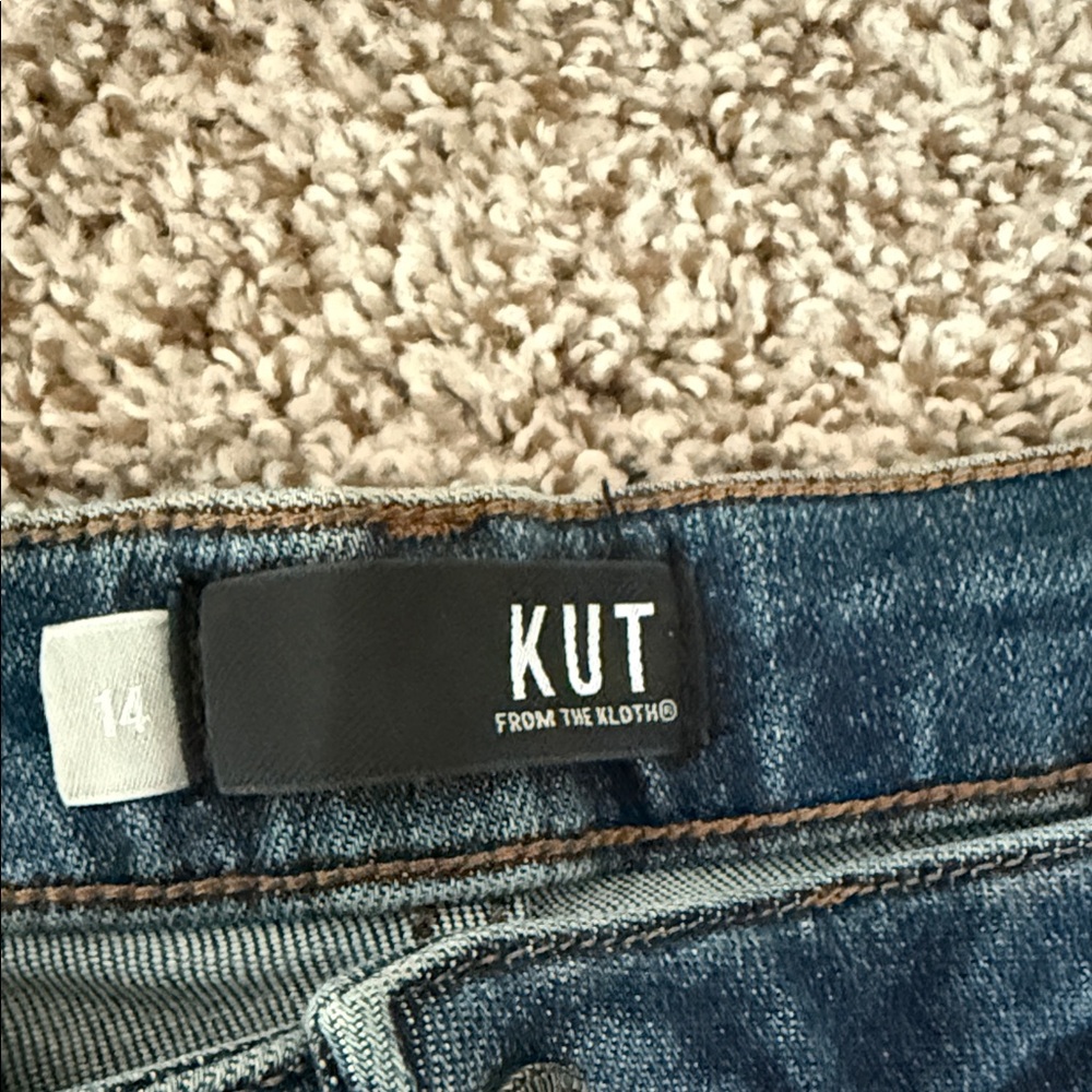 Kut from the Kloth Dark Blue Denim Jeans - Picture 3 of 8